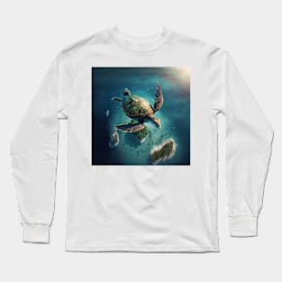 The flying turtle Long Sleeve T-Shirt